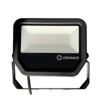 Reflector Led Negro 50W Luz Amarilla