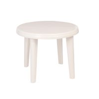 Mesa de plástico Chaquira Blanca 93.3cm