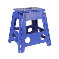 Banco plegable 39cm alto Azul