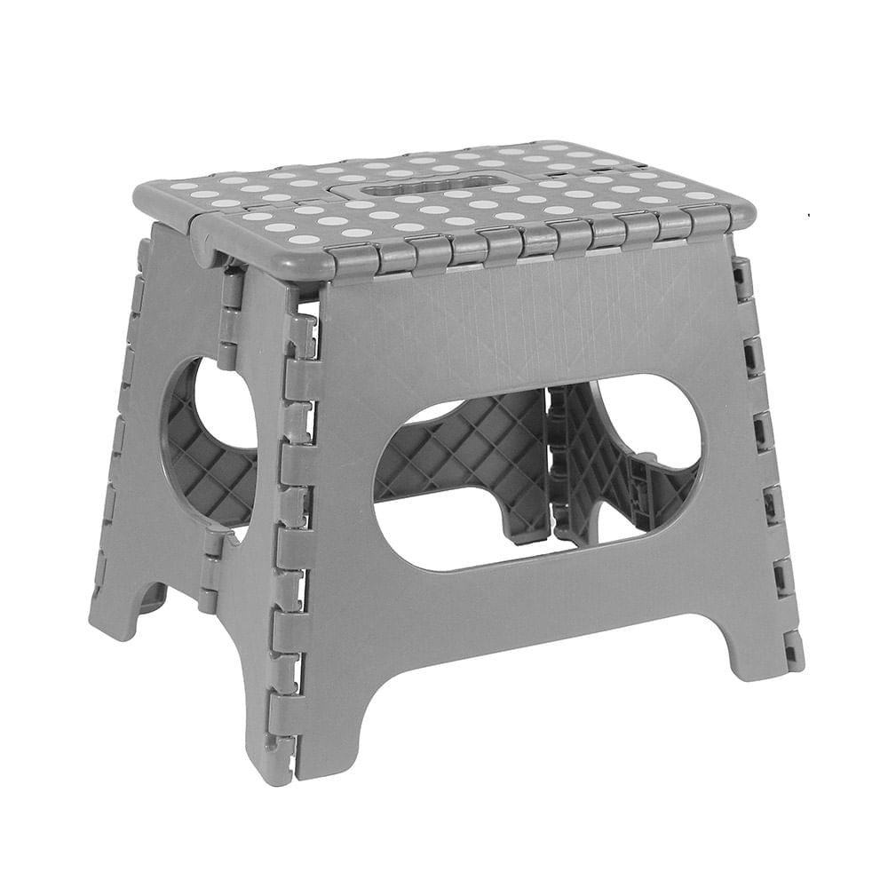 Banco plegable 27cm mediano Gris