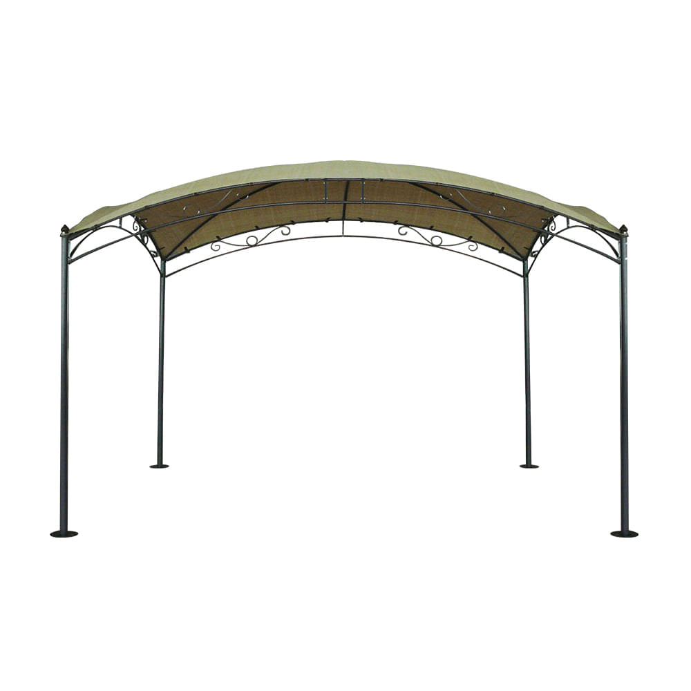 Pérgola Curva 300x400cm Marrón