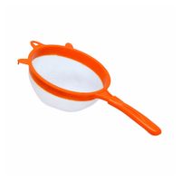 Colador anatómico con malla grande Naranja