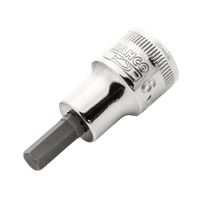 Dado destornillador 4mm Hex.Enc 3/8""