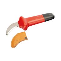 Cuchillo para electricista curvo 1000V