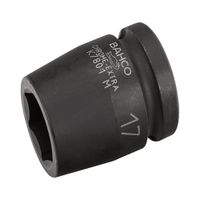 Dado impacto 15mm hexagonal encastre 1/2