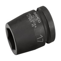 Dado impacto 17mm hexagonal encastre 1/2