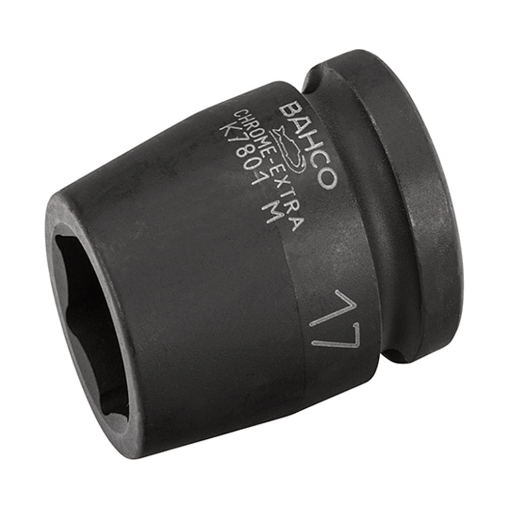 Dado impacto 17mm hexagonal encastre 1/2