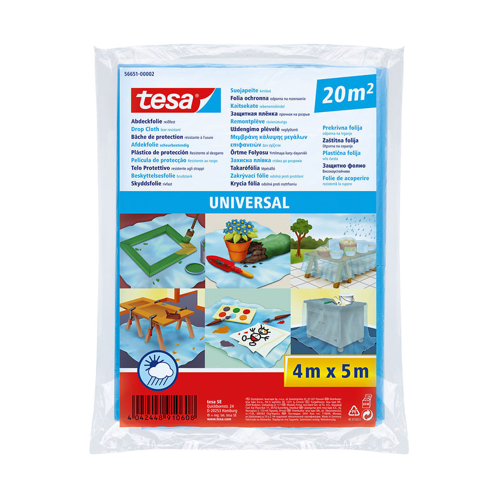 Plástico protector 4mx5m