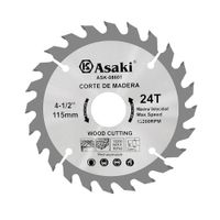Disco de sierra 4-1/2""x24tx7/8""