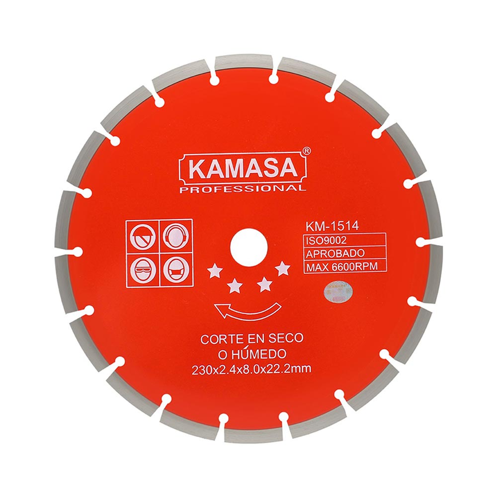 Disco diamantado 230 Rojo