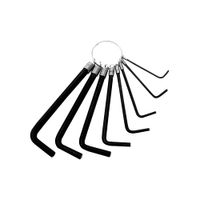 Juego llaves allen Negro 8 piezas