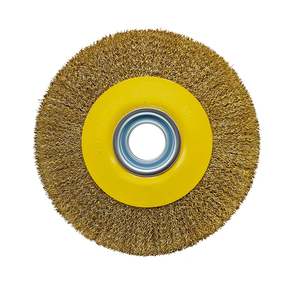 Escobilla de rueda 8"" Dorado
