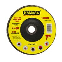 Disco lija para pulir P60 180mm x 22.23