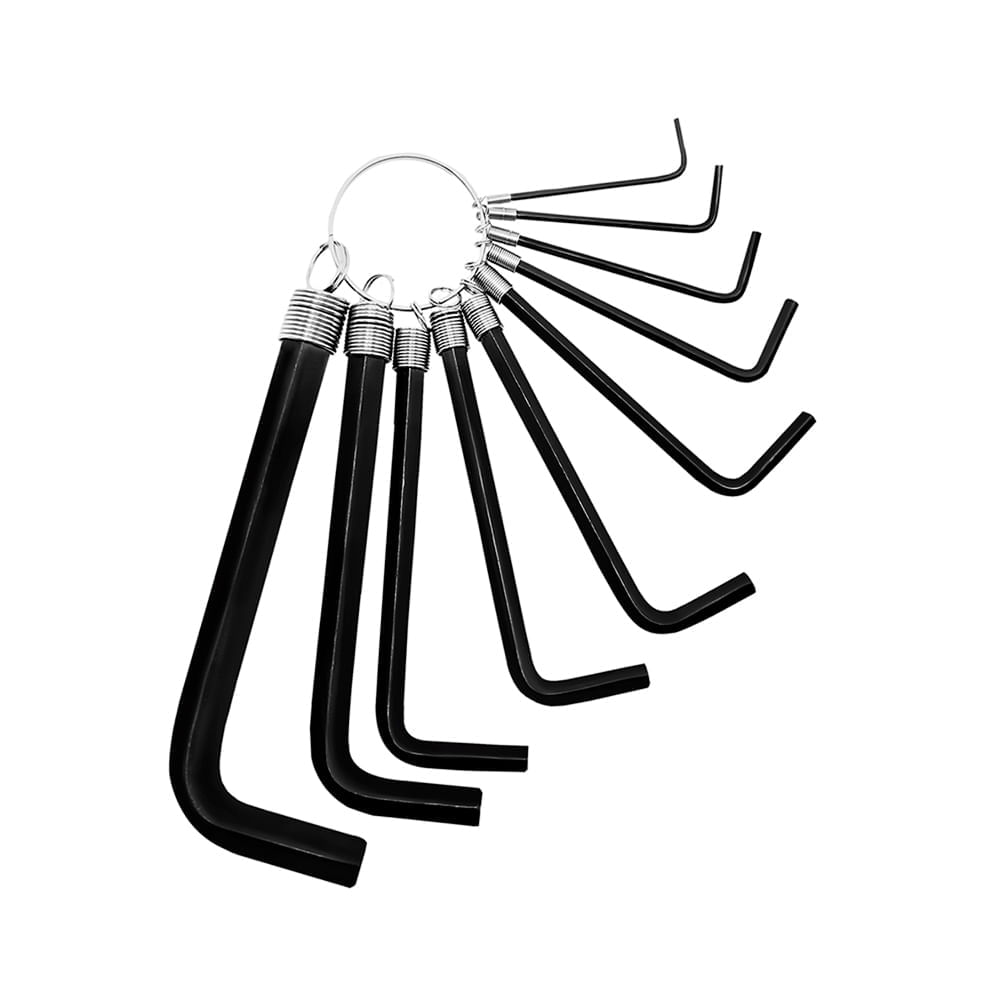 Llave allen Negra 10 piezas 1.5 - 10mm