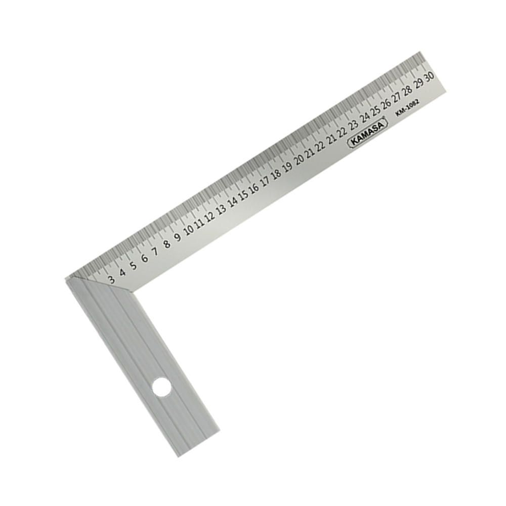 Escuadra fabricada en aluminio 12""