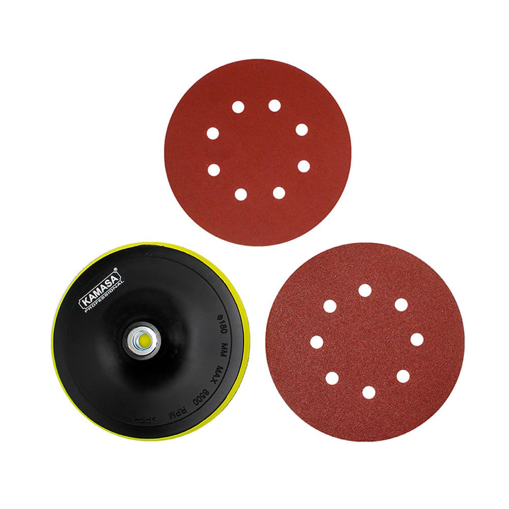 Juego de accesorios para pulir 6 piezas 180mm