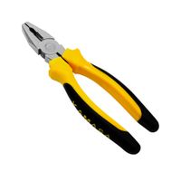 Alicate universal en acero mango de goma 8""