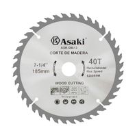 Disco de sierra 7-1 / 4"" x 40t x 7 / 8""