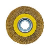 Escobilla de rueda 6"" Dorado