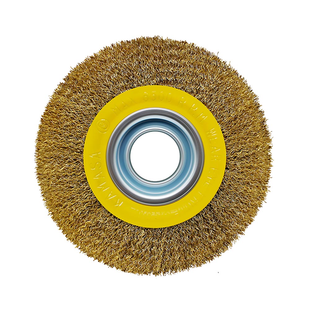 Escobilla de rueda 6"" Dorado