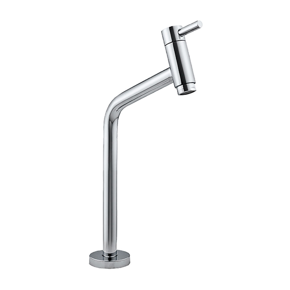 Llave de Lavatorio al Mueble Vainsa Minimalista Lever Alta Plata Cromada