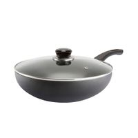 Sarten wok N°30 - 2mm c/tapa vidrio