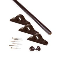 Pack cortinero Madera Cedro 250cm
