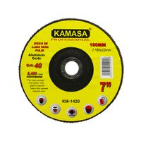 Disco lija para pulir P40 180mm x 22.23