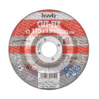 Disco corte CUT-FIX, Ladrillo 115x3x22mm KWB