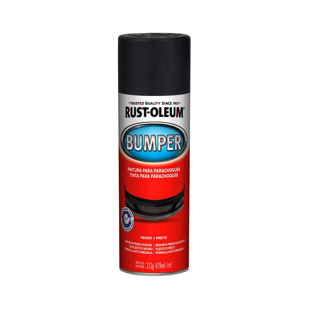 Spray Automotive Parachoques Negro Mate 340 gramos