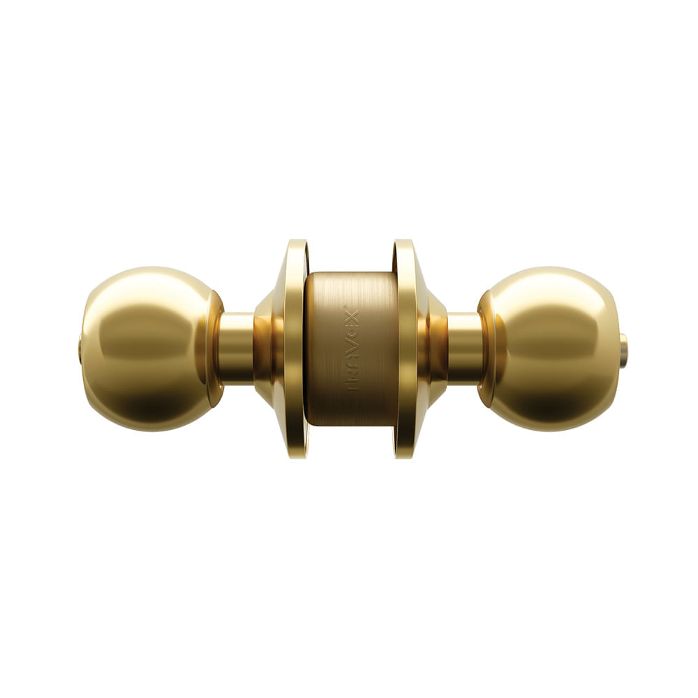 Cerradura Travex para Baño Bronce Pulido