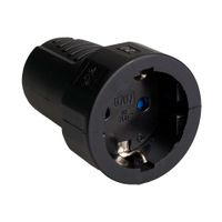 Base Bipolar Caucho Termoplástico 16A 250V Negro