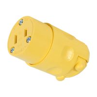 Conector 15A PVC 125V 2 patas