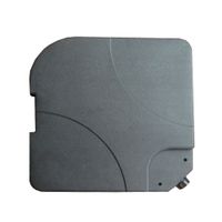 Base para sombrilla rellenable cuadrada