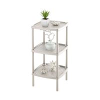 Mesa multiusos cuadrada 3 niveles Taupe