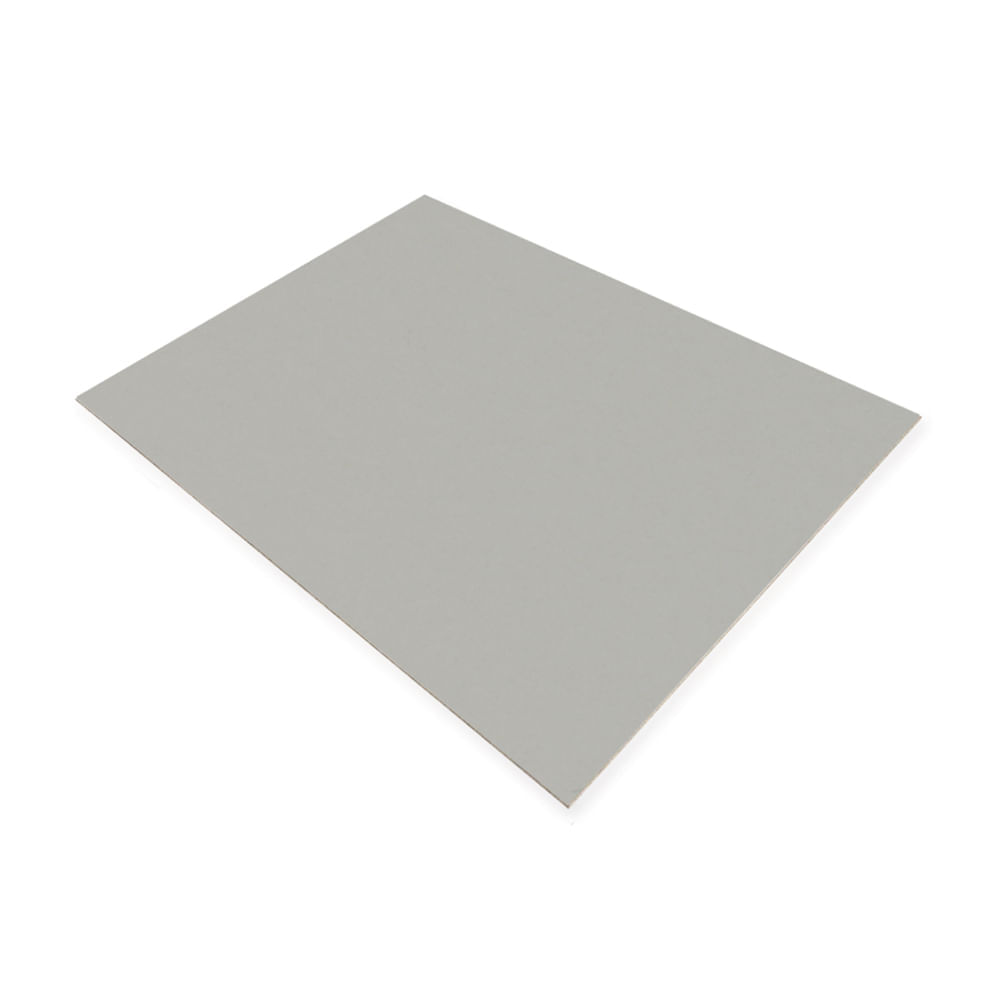 Tablero HDF Durolac Gris Humo 2.8mm 1.85x2.44 metros