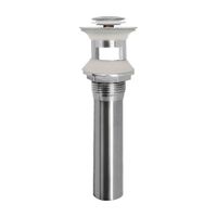 Desagüe push cromado 1 1/4x10"" c/rebose