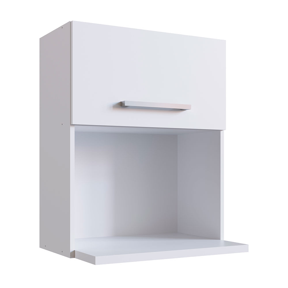 Módulo alto para microonda Pistón 60cm Blanco