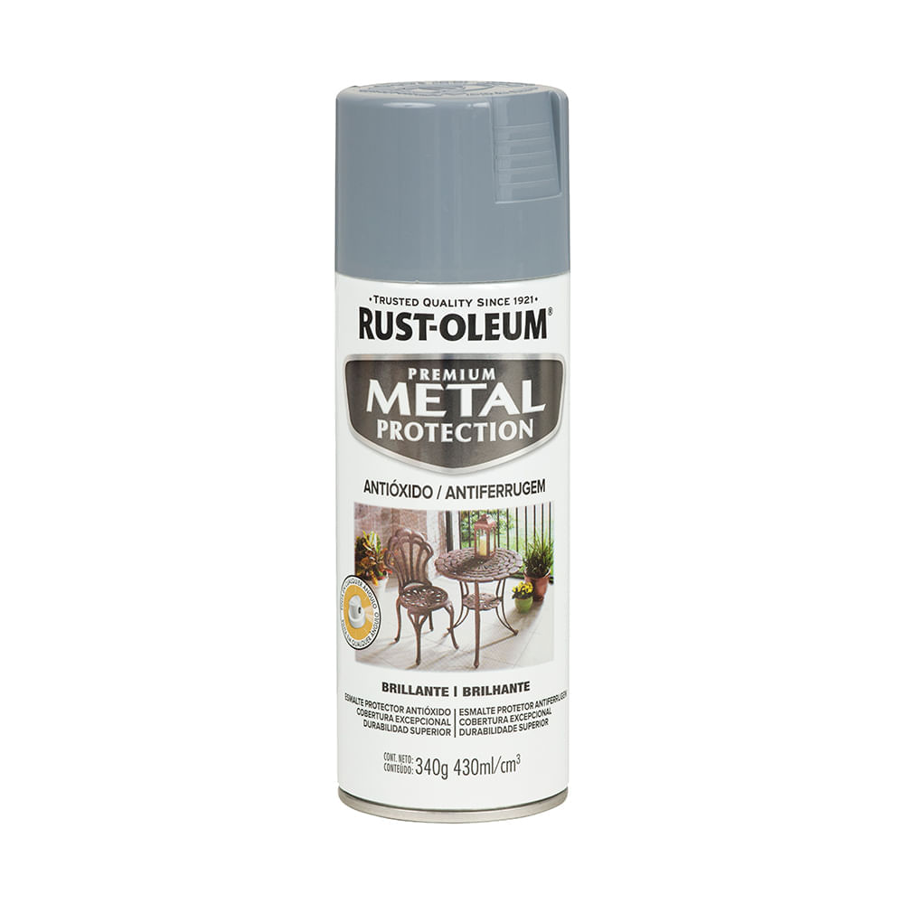 Aerosol anticorrosivo Gris Brillante 340gr x6und