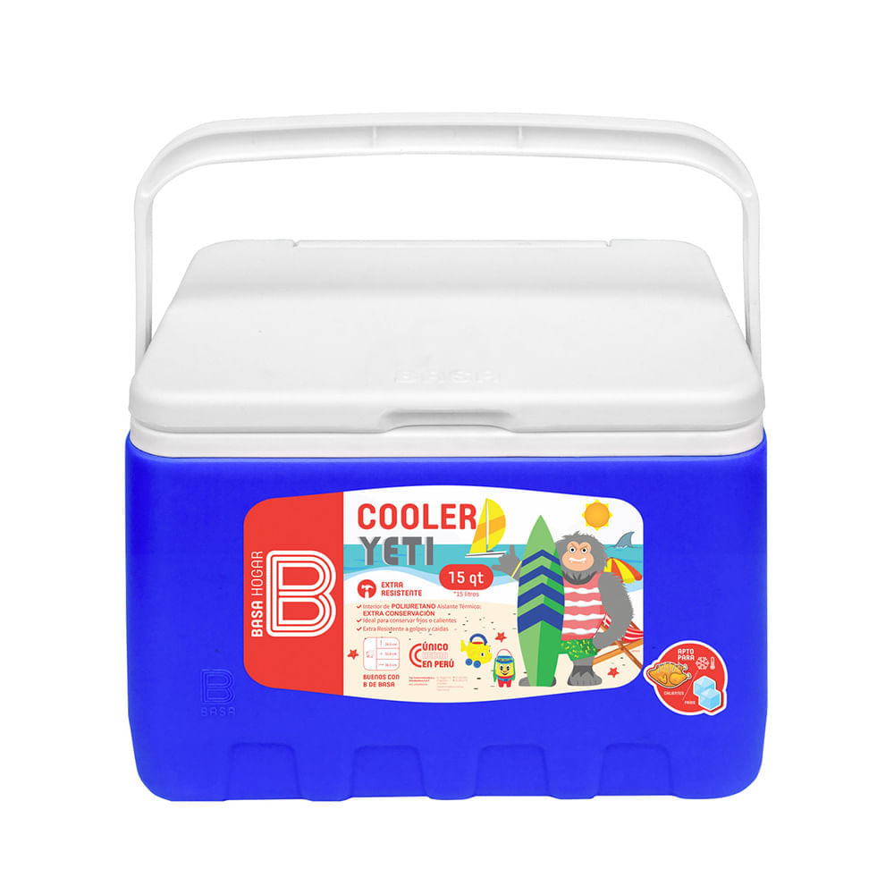 Cooler Yeti azul 15 litros