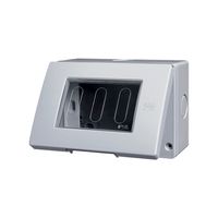 Caja Superficie con placa IP55 Gris