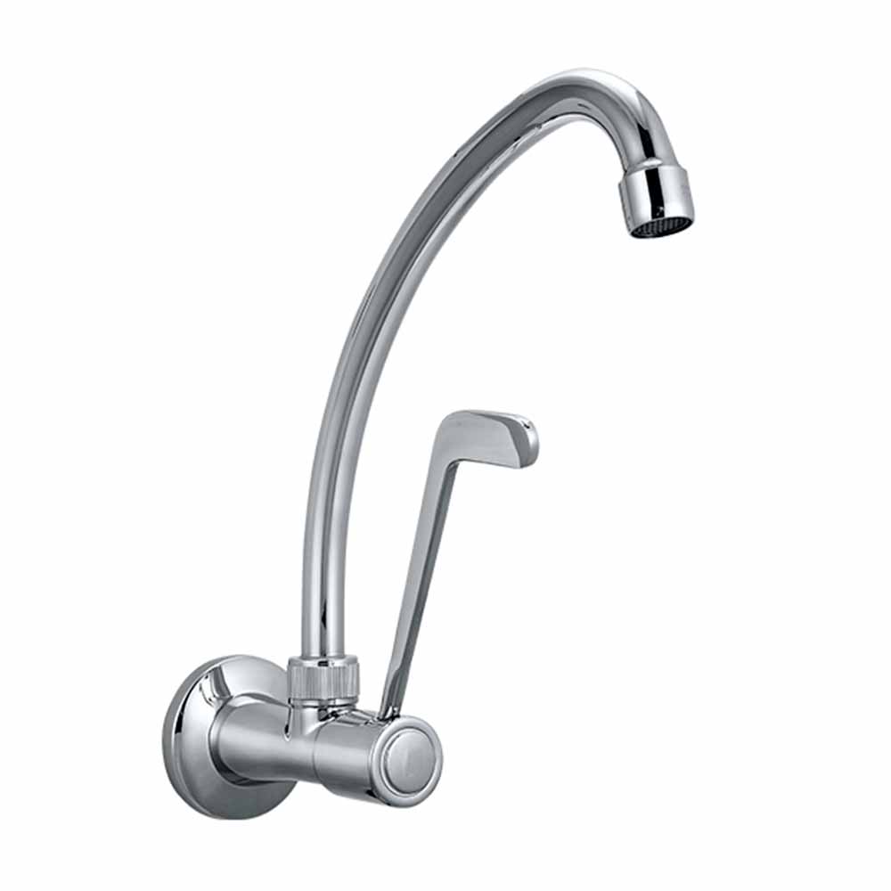 Llave lavatorio pared Espec a Leva L Cr