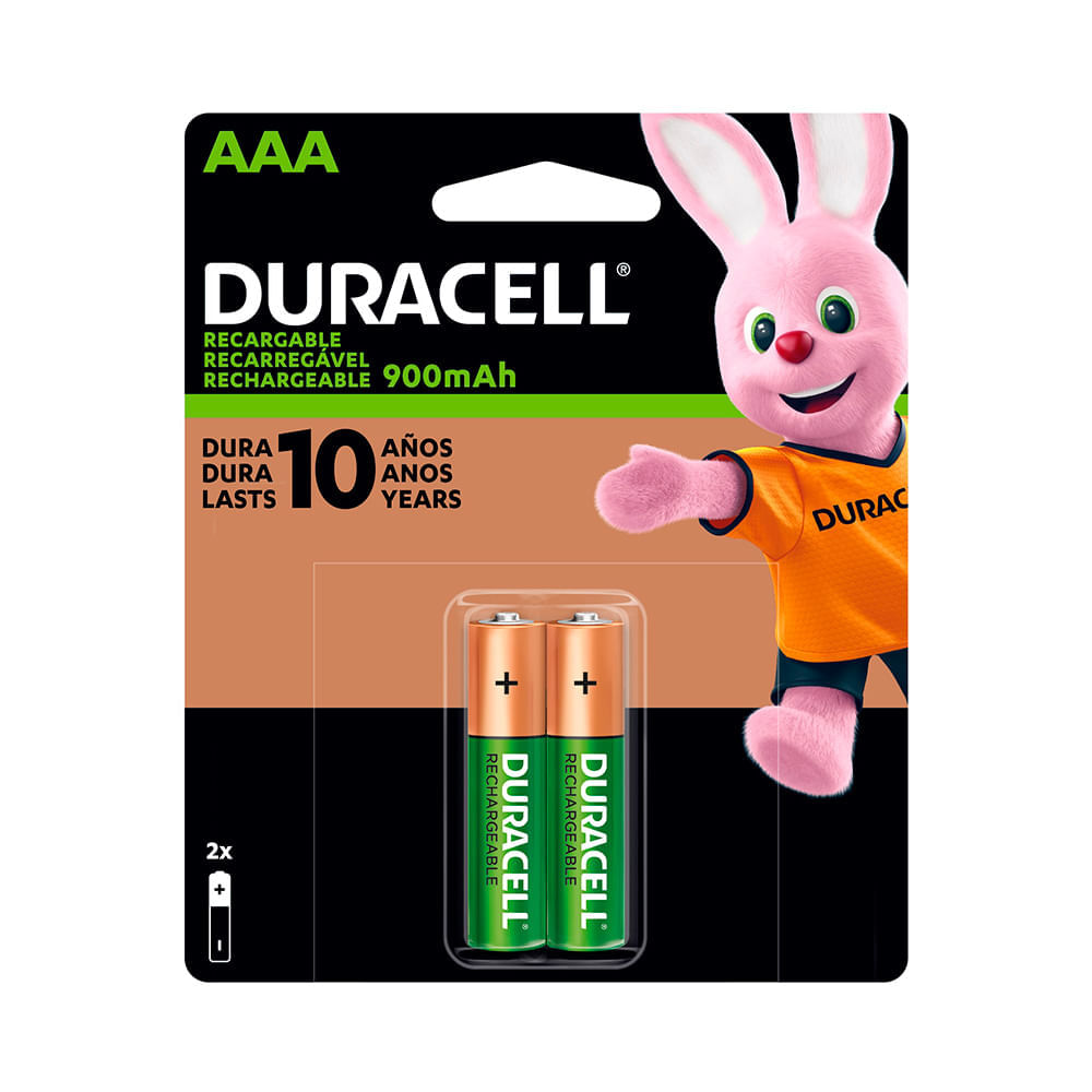Pila Duracell recargable AAAx2u