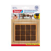 Fieltro 20mmx20mm café 3/4"" 12und