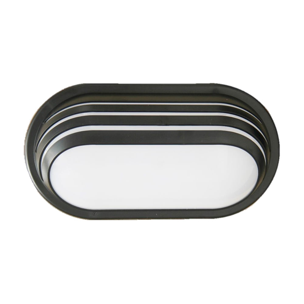Aplique Ovalado LED Rejilla 20W Luz Blanca