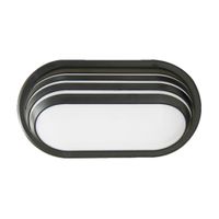 Aplique Ovalado LED Rejilla 20W Luz Amarilla