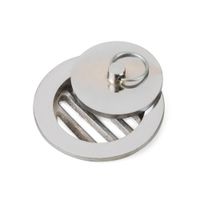 Tapón rejilla Bronce Cromado 2""