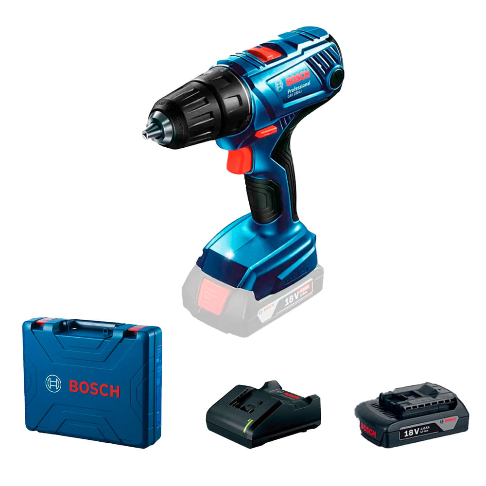 Taladro Atornillador Bosch GSR 180-li (MP)+ 1 bat y Carg