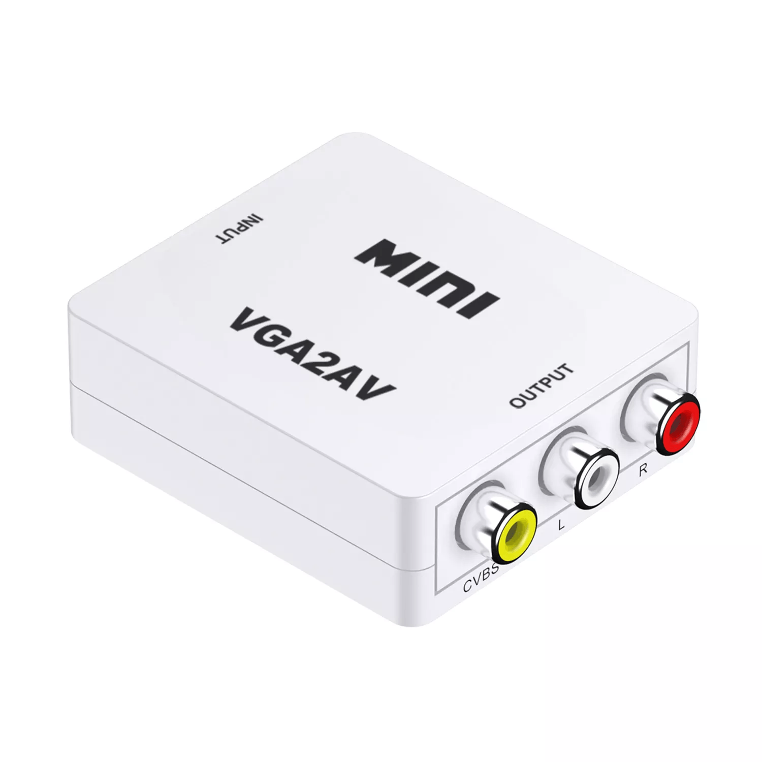 Convertidor Adaptador Video VGA a RCA AV Full HD