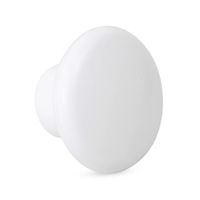 Perilla plástica Blanco 38 mm